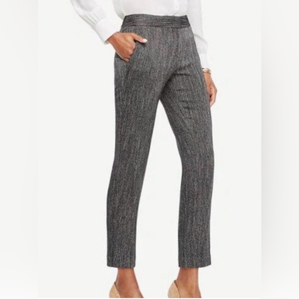 Ann Taylor Petite Devin Fit Cropped Ankle Pants – Size 4P